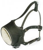 No Barking Leather Dog Muzzle