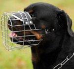 Rottweiler Basket Muzzle - Cage Wire Dog Muzzle For Rottweiler