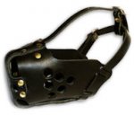 Training Leather Dog Muzzle for Military, Police, Agitation, Schutzhund