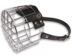 Large Dog Wire Muzzle-Cage Basket Dog Muzzle