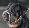New Zealnad Rottweiler Dog Muzzle-Leather Dog Muzzle for Rottweiler