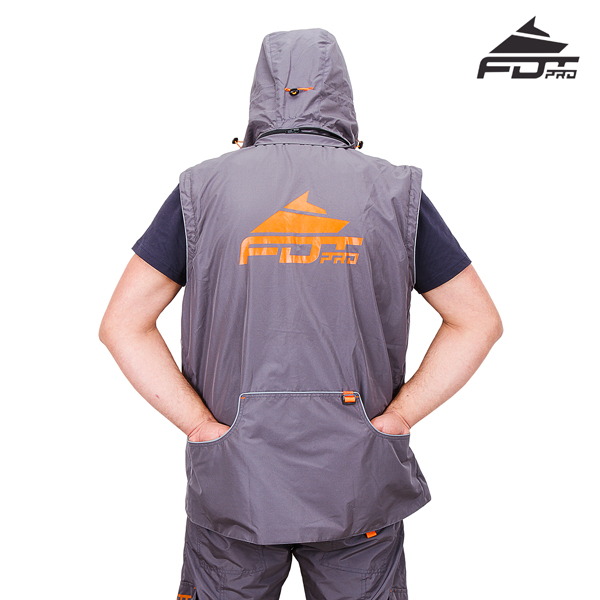 FDT Pro Dog Trainer Jacket with Back Pockets for your Convenience