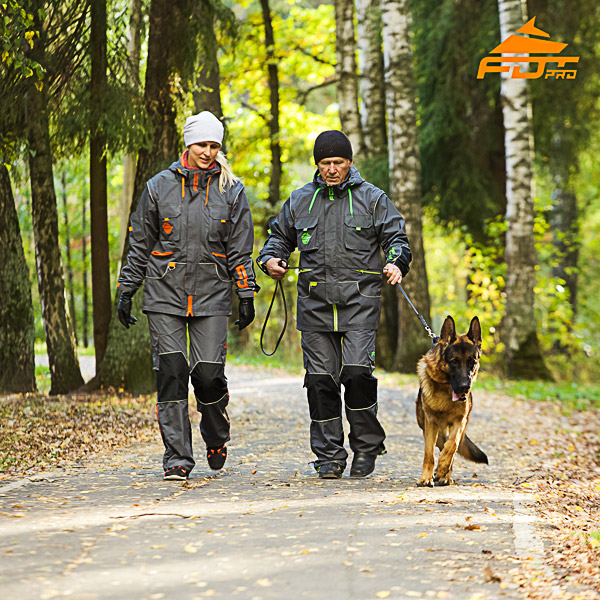 Any Weather Use Top Rate Dog Training Suit for Men and Women