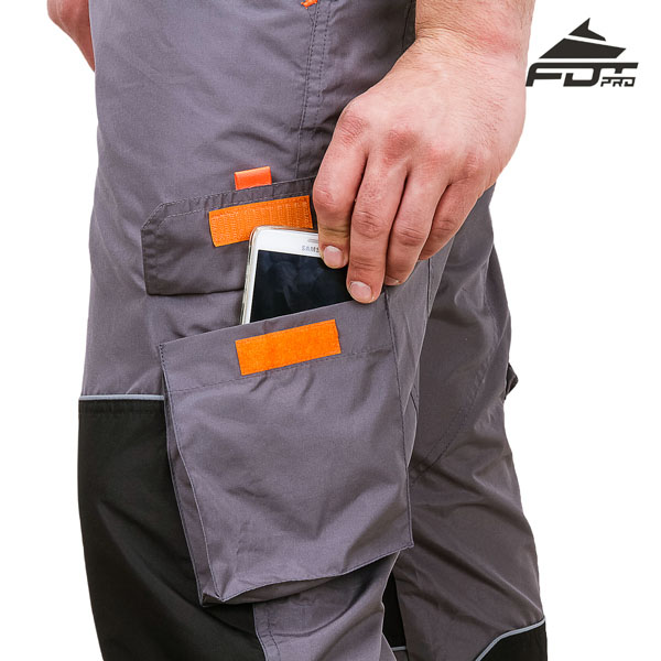 Comfy Design Professional Pants with Durable Side Pockets for Dog Training
