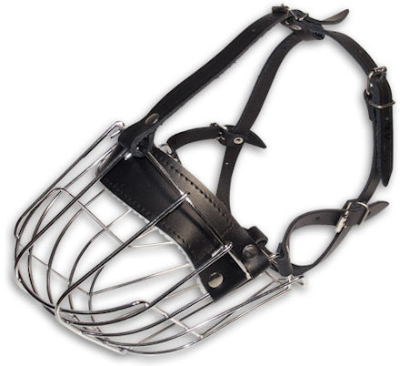 Medium Dog Wire Muzzle-Cage Basket Dog Muzzle