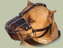 PitBull Basket Muzzle - Cage Wire Dog Muzzle For PitBull